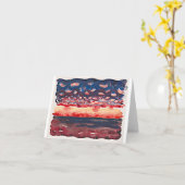 Sunrise met Little Clouds, Georgia O'Keeffe, Kaart (Gele Bloem)