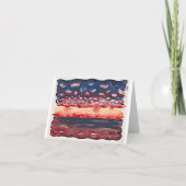 Sunrise met Little Clouds, Georgia O'Keeffe, Kaart (Voorkant)