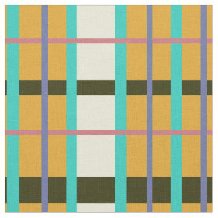 Sunrise Metro Plaid Pattern Stof