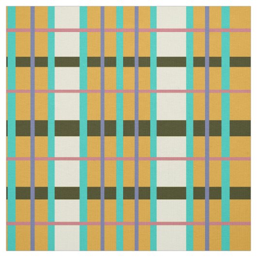 Sunrise Metro Plaid Pattern Stof (Swatch)