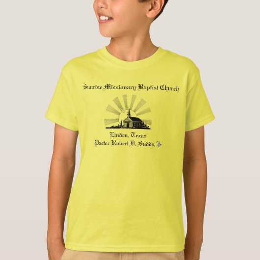 Sunrise Missionary Baptist Church T-Shirt (KINDER) (Voorkant)