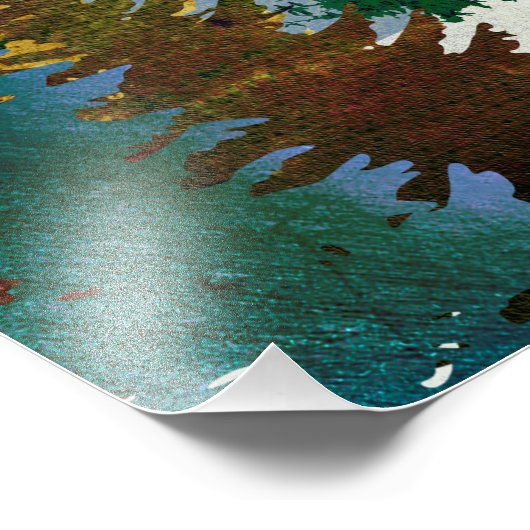 Sunrise Moose Foto Afdruk (Hoek)