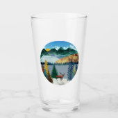 Sunrise Moose Glas (Voorkant)