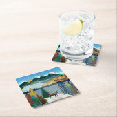 Sunrise Moose Kartonnen Onderzetters (Insitu)