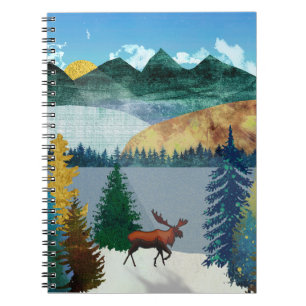 Sunrise Moose Notitieboek