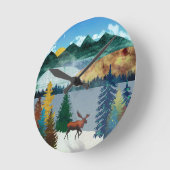 Sunrise Moose Ronde Klok (Hoek)