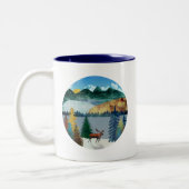 Sunrise Moose Tweekleurige Koffiemok (Links)