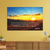 Sunrise Mountain maakt zich geen zorgen over Isaia Canvas Afdruk (Insitu (Woonkamer))