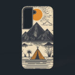 Sunrise Mountain Village telefoonhoesje Samsung Galaxy Hoesje<br><div class="desc">Een gouden zon komt op boven een rustig dorp genesteld tussen de bergen,  wat warmte,  eenvoud en rustieke charme oproept.</div>