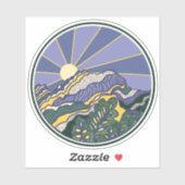 Sunrise Mountains Sticker (Vel)