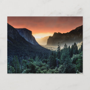 Sunrise   Nationaal park Yosemite Briefkaart
