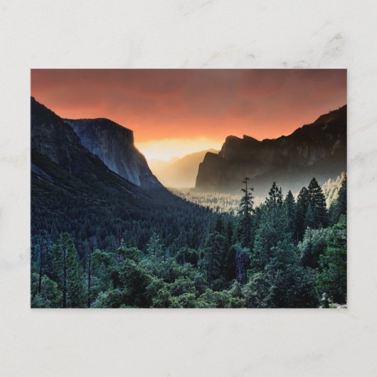 Sunrise | Nationaal park Yosemite Briefkaart (Voorkant)