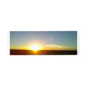 Sunrise natuur label (Voorkant)