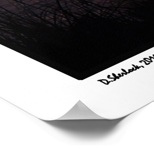 Sunrise "Nooit te laat" Poster Print (Hoek)