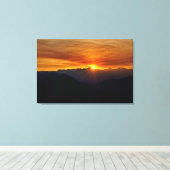Sunrise North Cascades Canvas Afdruk (Insitu (Houten vloer))