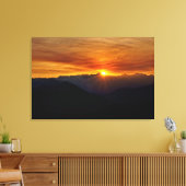Sunrise North Cascades Canvas Afdruk (Insitu (Woonkamer))