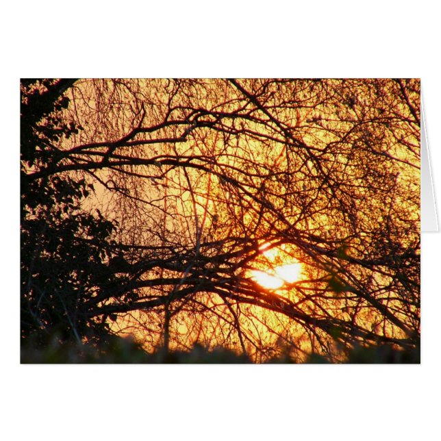 Sunrise notelet (Voorkant Horizontaal)