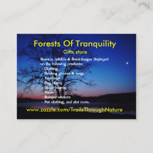 Sunrise Oak Tree Visitekaartje