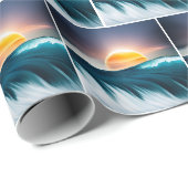 Sunrise Ocean Surf Cadeaupapier (Rol Hoek)
