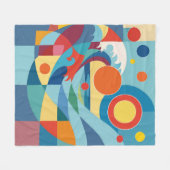 Sunrise Ocean Wave Fleece Deken (Voorkant (Horizontaal))