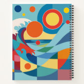 Sunrise Ocean Wave Notitieboek (Achterkant)