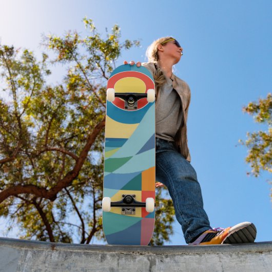 Sunrise Ocean Wave Persoonlijk Skateboard (Buiten 1)