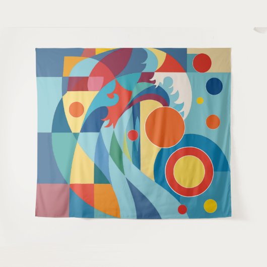 Sunrise Ocean Wave Wandkleed (Voorkant (horizontaal))