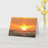 Sunrise of Hope foto Kaart (Gele Bloem)