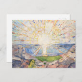 Sunrise of Renewal,Edvard Munch’s Solenintro Briefkaart (Voorkant / Achterkant)
