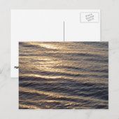 Sunrise on Ocean Waters kalmerende fotografie Briefkaart (Voorkant / Achterkant)