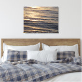 Sunrise on Ocean Waters kalmerende fotografie Canvas Afdruk (Insitu (Slaapkamer))