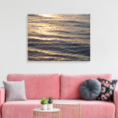 Sunrise on Ocean Waters kalmerende fotografie Canvas Afdruk (Insitu (Woonkamer))