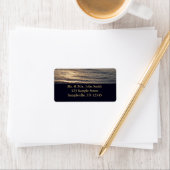 Sunrise on Ocean Waters kalmerende fotografie Etiket (Insitu)