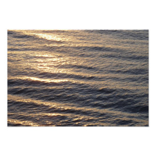 Sunrise on Ocean Waters kalmerende fotografie Foto Afdruk