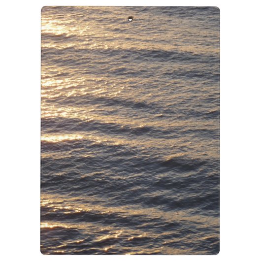 Sunrise on Ocean Waters kalmerende fotografie Klembord (Achterkant)