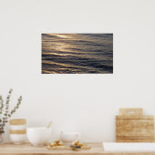 Sunrise on Ocean Waters kalmerende fotografie Poster (Keuken)