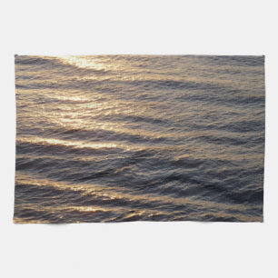 Sunrise on Ocean Waters kalmerende fotografie Theedoek