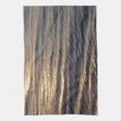 Sunrise on Ocean Waters kalmerende fotografie Theedoek (Verticaal)