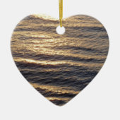 Sunrise on Ocean Waters Keramisch Ornament (Voorkant)