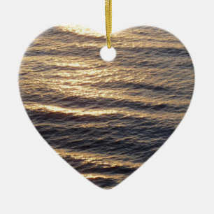 Sunrise on Ocean Waters Keramisch Ornament