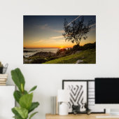 Sunrise on the Beach Armação , Brazilië Poster (Thuiskantoor)