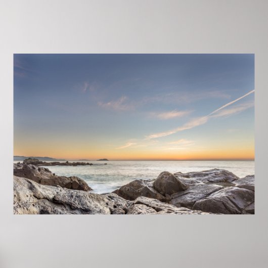 Sunrise on the Beach Armação, San Catarina Poster (Voorkant)