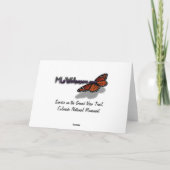 Sunrise on the Grand View Trail at CO Monument Bedankkaart (Achterkant)