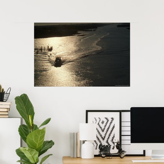 Sunrise on the Intrakustwaterway - print (Thuiskantoor)