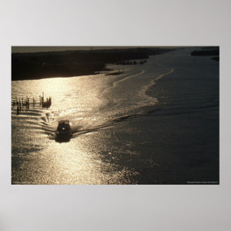 Sunrise on the Intrakustwaterway - print