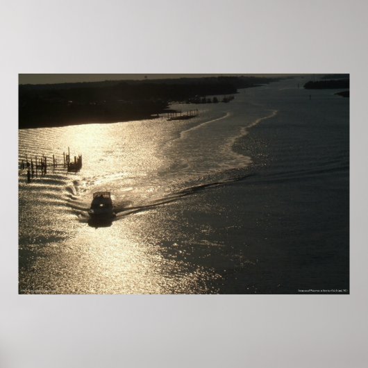 Sunrise on the Intrakustwaterway - print (Voorkant)