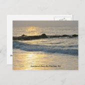 Sunrise on the Jersey Shore Briefkaart (Voorkant / Achterkant)