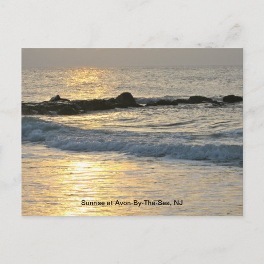 Sunrise on the Jersey Shore Briefkaart (Voorkant)