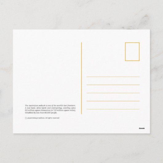 Sunrise Ontdek Australië Feestdagenkaart (Achterkant)