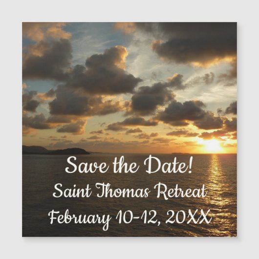 Sunrise op de Amerikaanse Maagdeneilanden in St. T (Voorkant)